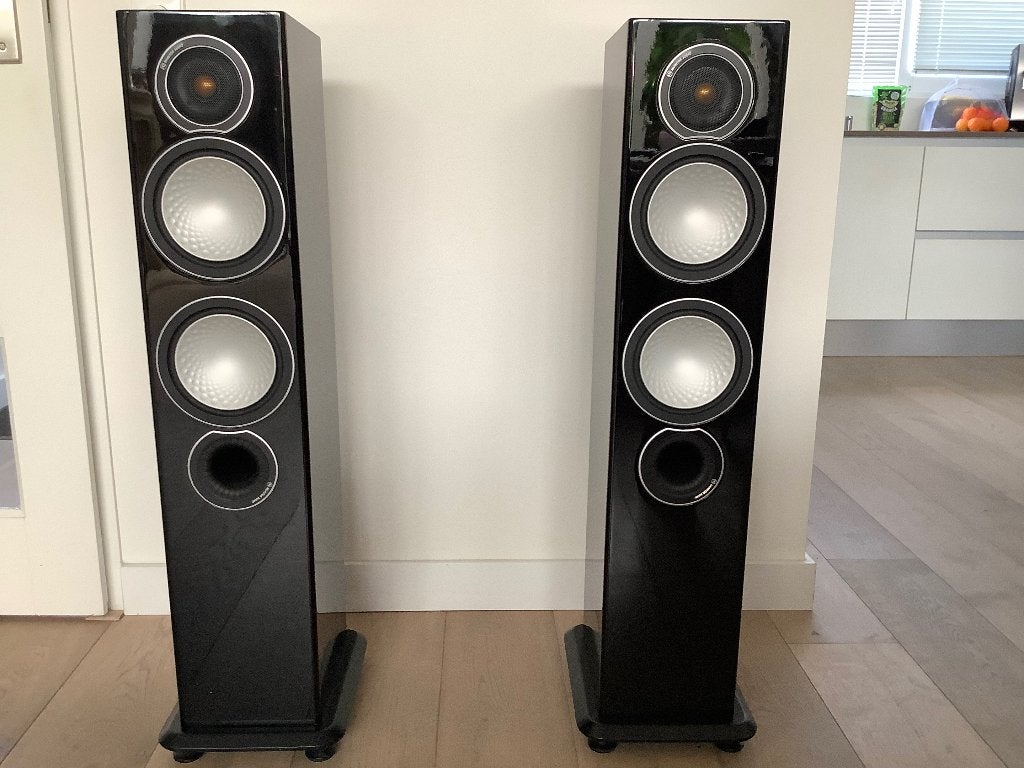 Te koop Monitor Audio Silver 6 luidsprekers, Audio, Tv en Foto, Luidsprekers, Ophalen, Vloerstaande luidspreker, Zo goed als nieuw