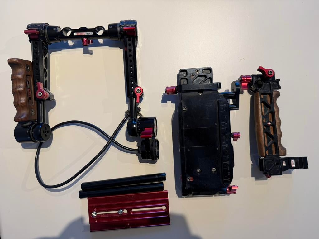 Zacuto shoulder rig voor o.a Canon c300, Ophalen of Verzenden, Gebruikt