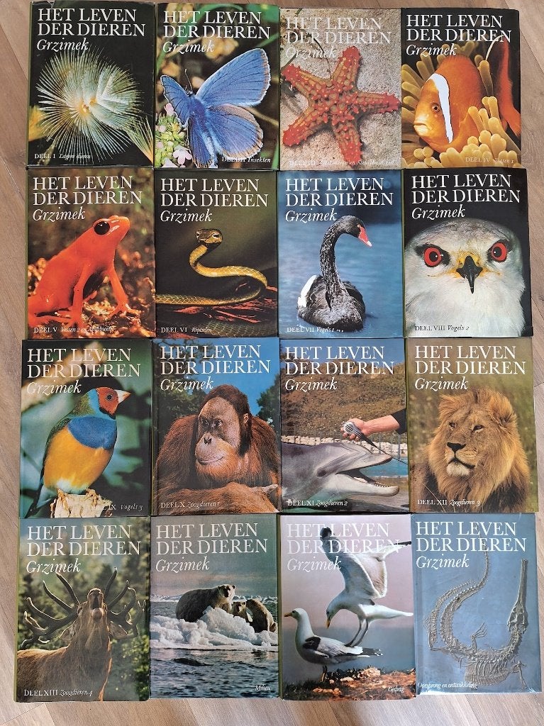 Bernhard Grzimek - Het Leven der Dieren 16 delen - ALS NIEUW, Boeken, Bernhard Grzimek e/a, Ophalen of Verzenden, Zo goed als nieuw