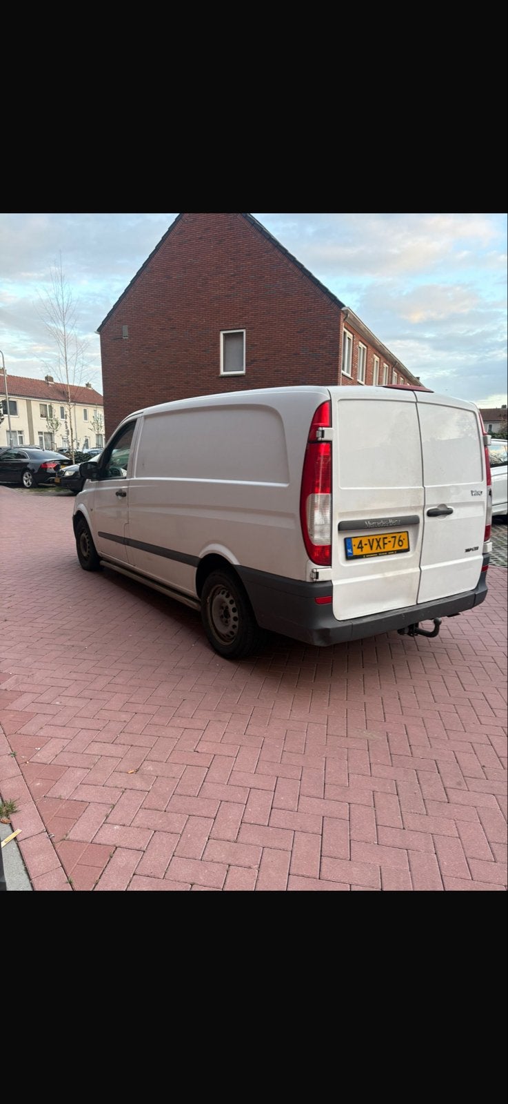 Mercedes-Benz Vito 2.1 CDI 70KW BV 2012, Euro 5, Elektrische ramen, Zwart, Wit