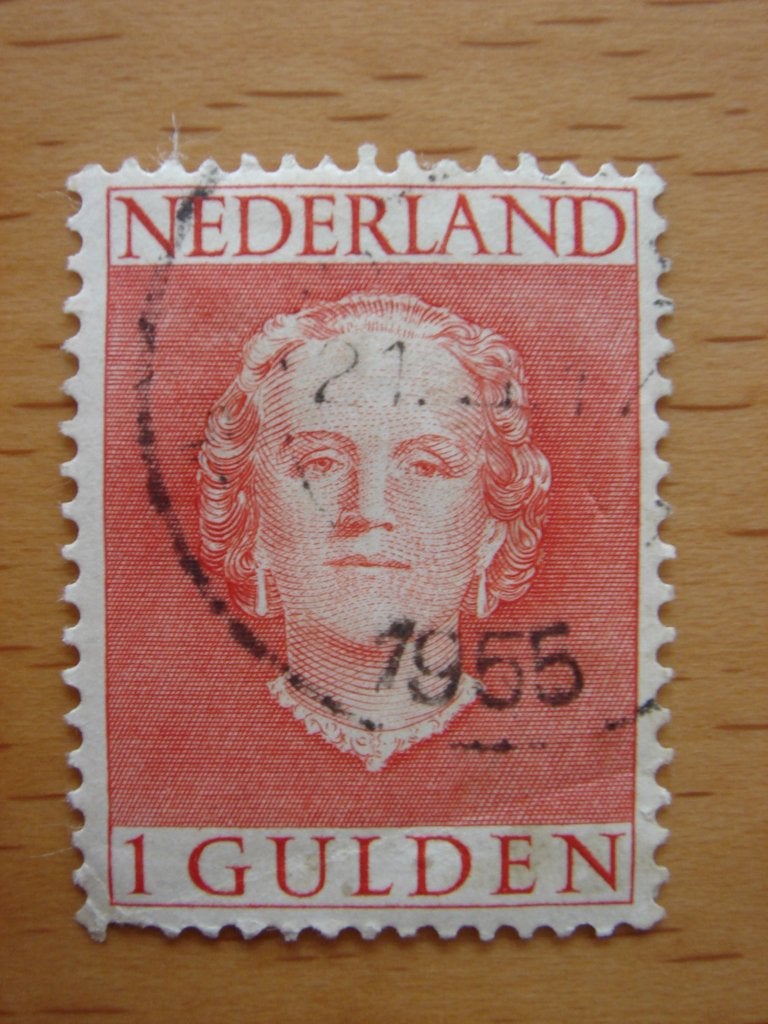 Koningin Juliana type En Face NVPH 534   Gestempeld, Postzegels en Munten, Postzegels | Nederland, Ophalen of Verzenden, Na 1940