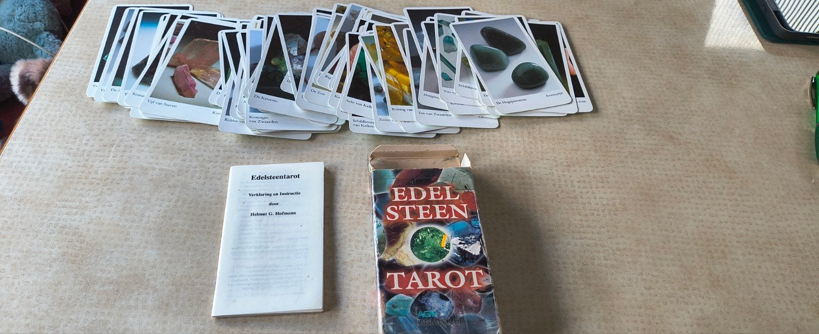 Edelsteen Tarot Kaarten met Handleiding, Ophalen of Verzenden