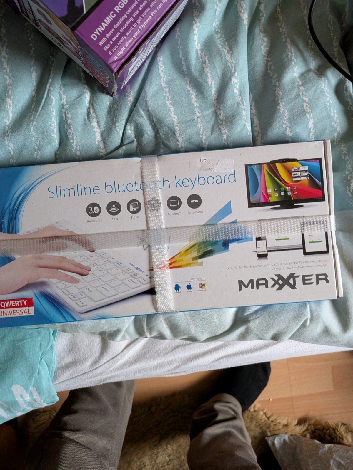 Maxxter Slimline Bluetooth Toetsenbord QWERTY, Ophalen of Verzenden
