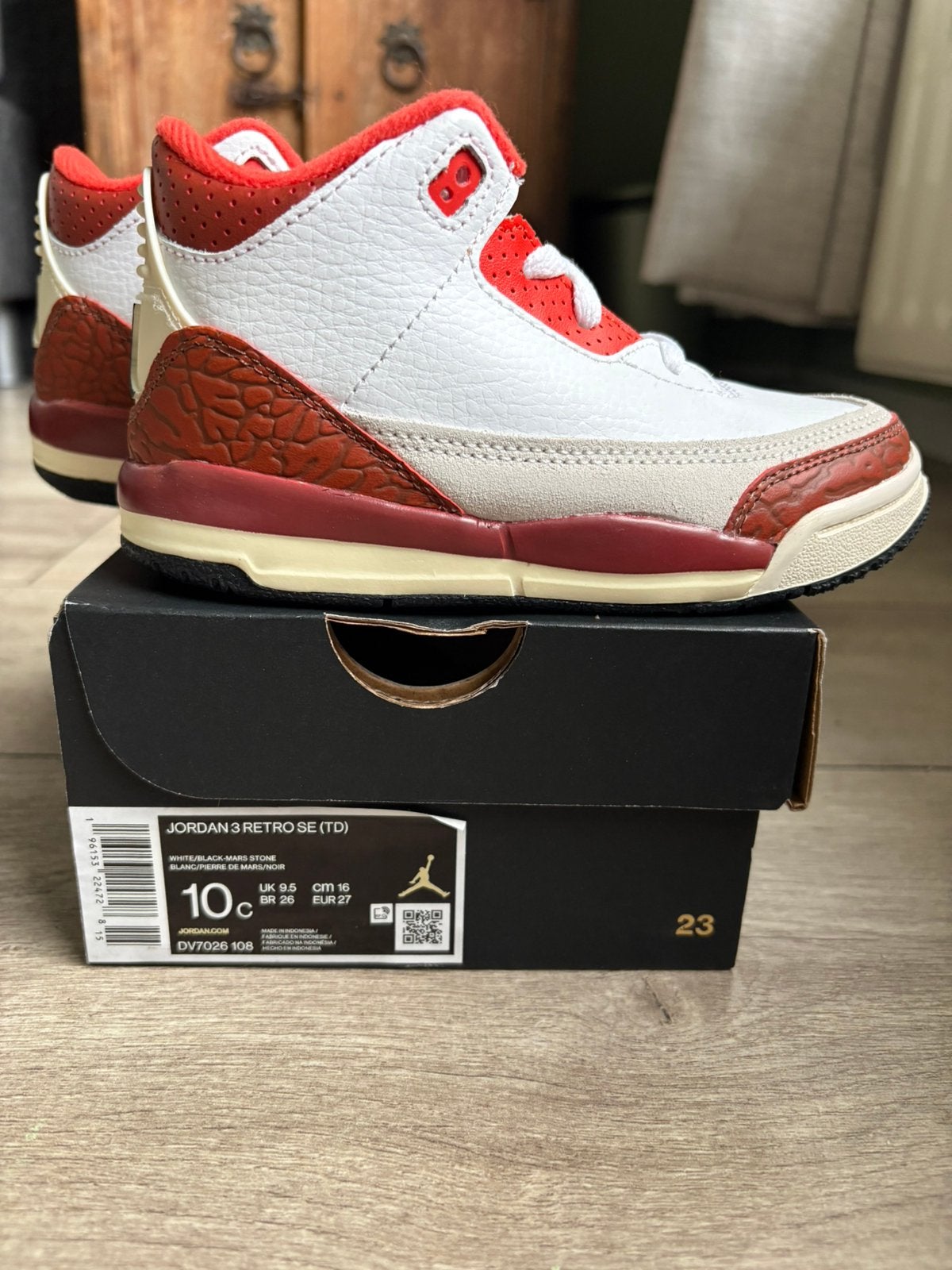 Air Jordan 3 Retro SE Dunk on Mars (TD), Jongen of Meisje, Schoenen, Nieuw, Ophalen of Verzenden