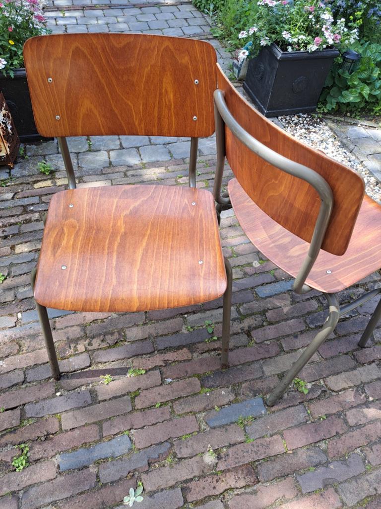 Vintage stoelen, Ophalen of Verzenden, Gebruikt, Bruin