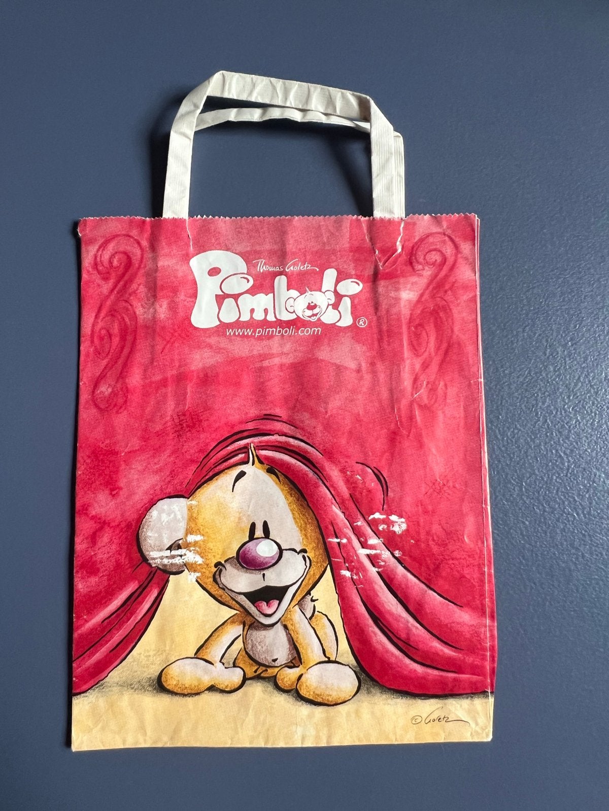 Vintage Pimboli papieren tasje - Diddl, Verzamelen, Ophalen of Verzenden, Gebruikt