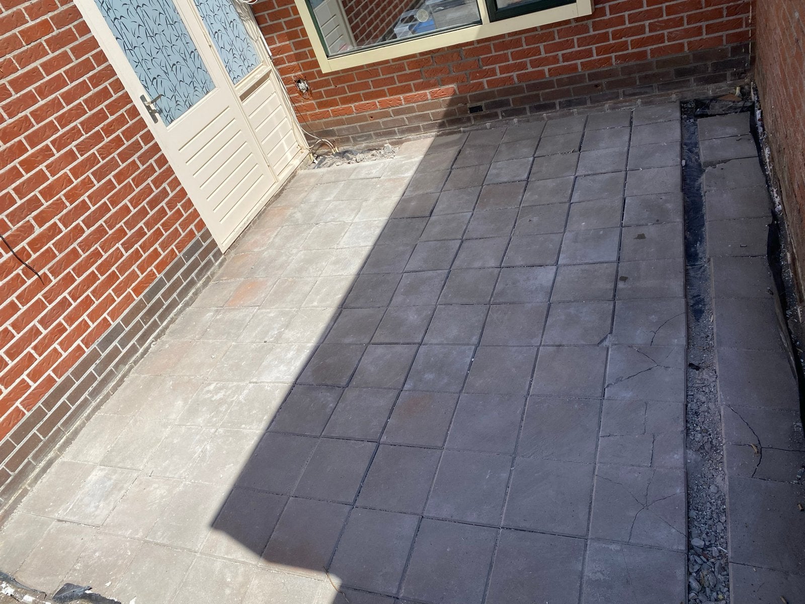 30x30x3 tegels - Gebruikte terrastegels, Ophalen, Overige materialen, Gebruikt, 20 tot 40 cm