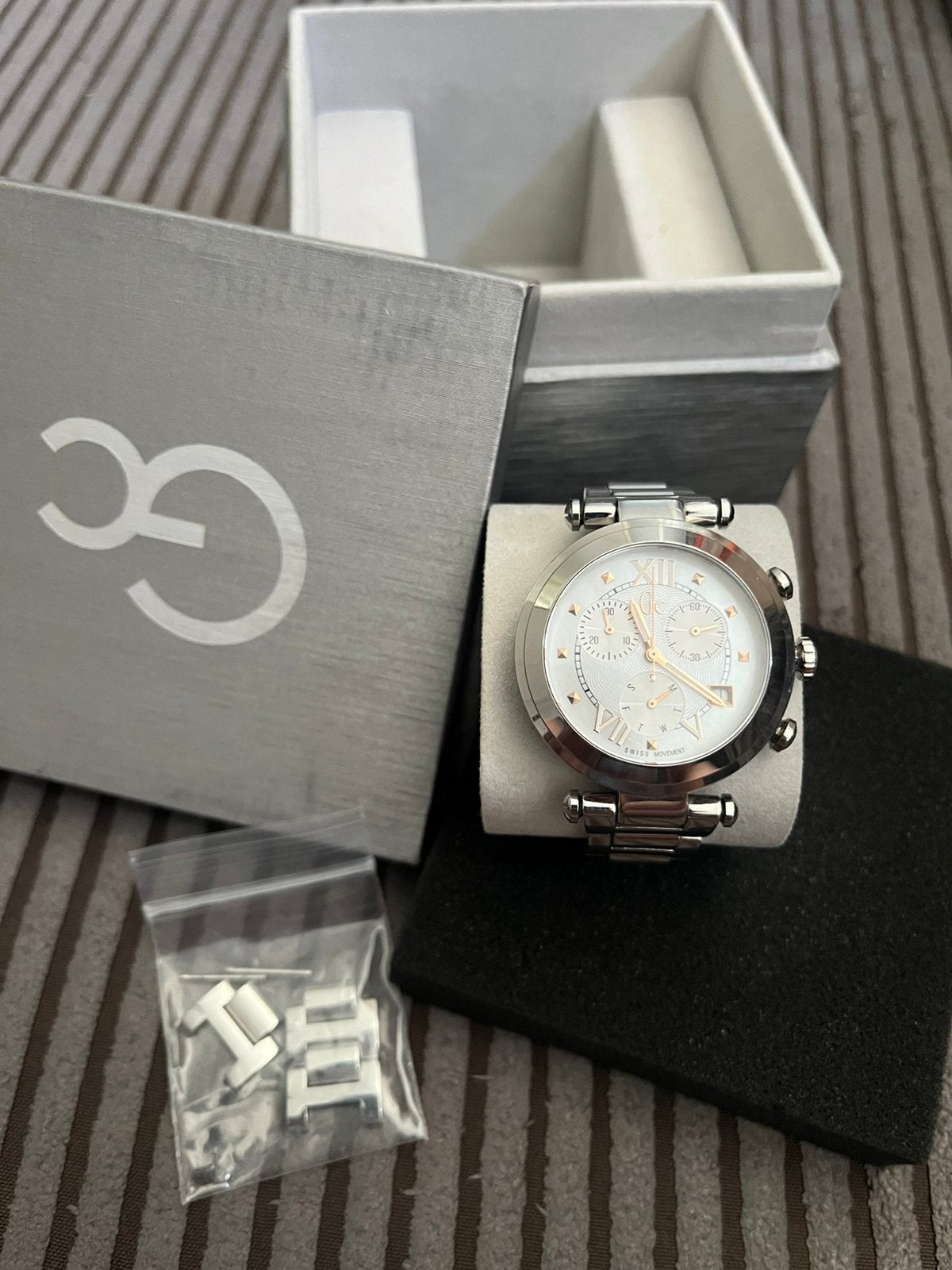 Guess horloge, Ophalen of Verzenden, Zo goed als nieuw, Staal, Guess