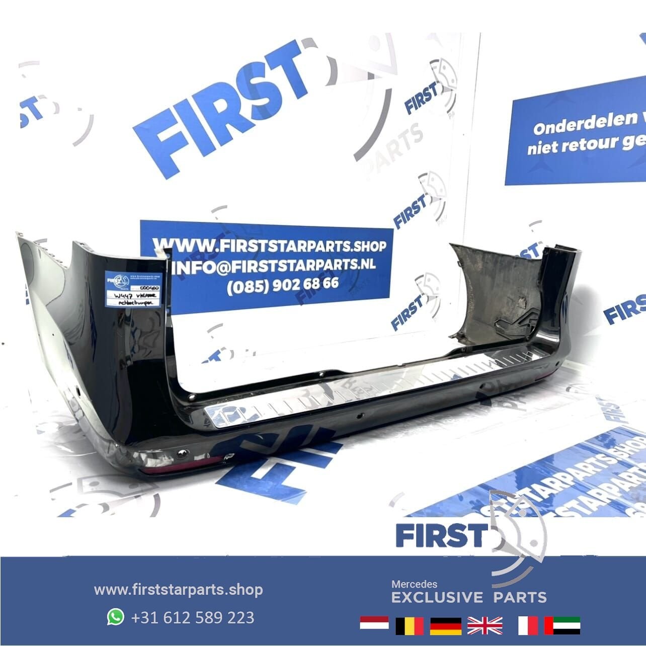 W447 BUMPER ACHTERZIJDE Mercedes V KLASSE / VITO ACHTERBUMPE, Gebruikt, -, Ophalen of Verzenden, Achter