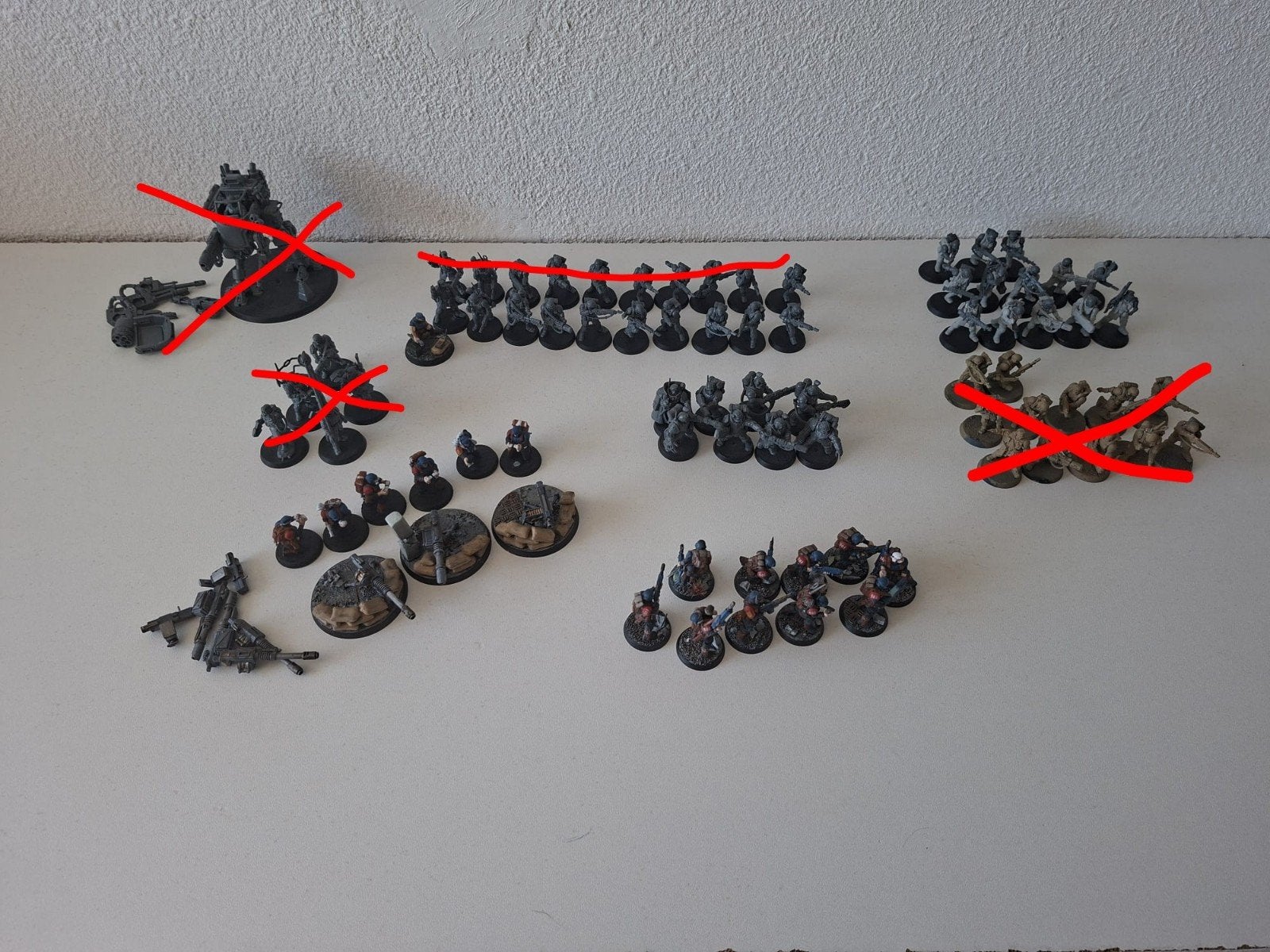 Astra Militarum Army, 40k, Hobby en Vrije tijd, Figuurtje(s), Ophalen of Verzenden, Geverfd, Warhammer 40000