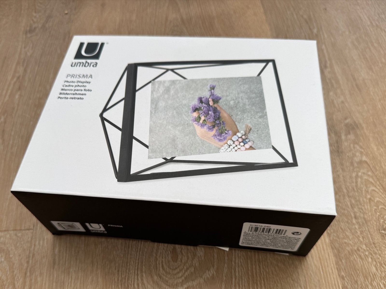 Nieuwe Umbra Prisma Fotolijst - Zwart, 10x15 cm, Nieuw, Ophalen of Verzenden, Fotolijst, Met glas
