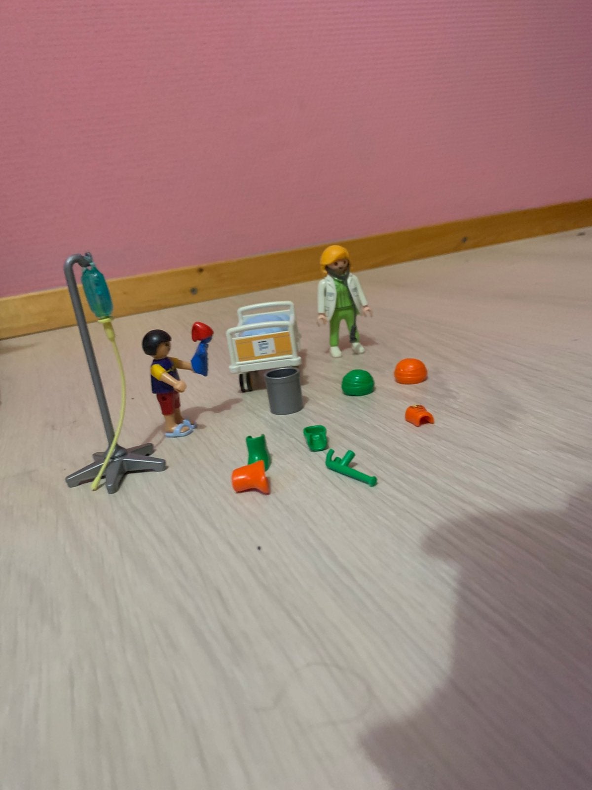 Ziekenhuis kamer met arts, playmobil, Ophalen of Verzenden, Zo goed als nieuw