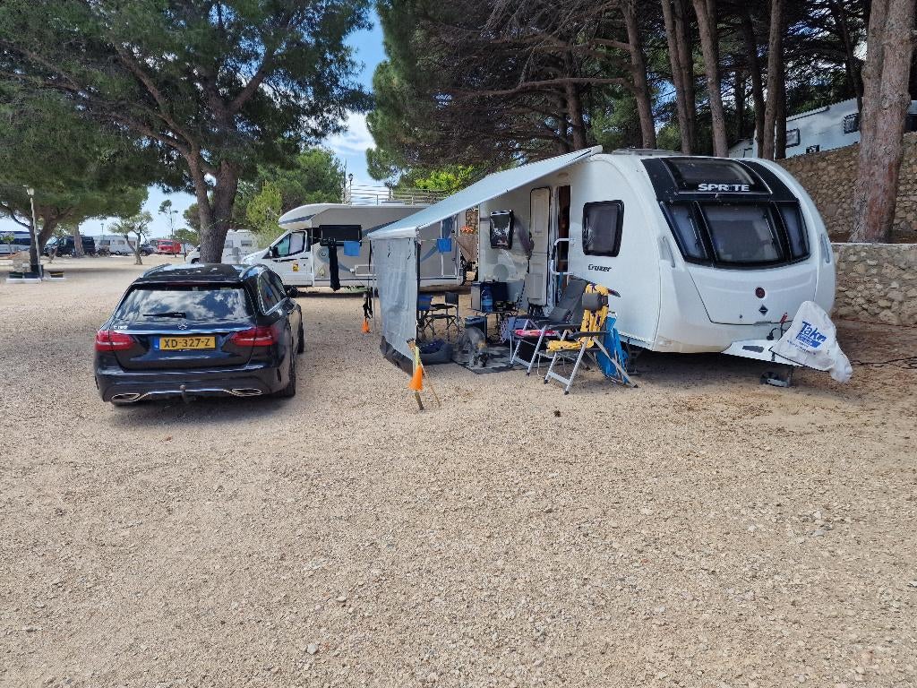 Sprite Cruzer 480 SR, Caravans en Kamperen, Standaardzit, Schokbreker, Particulier, 6 tot 7 meter