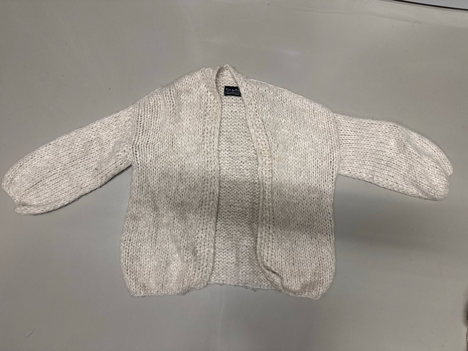 Kiro by Kim  vest  - one size -599 euro nieuw, Ophalen of Verzenden, Gedragen, Maat 38/40 (M), Wit
