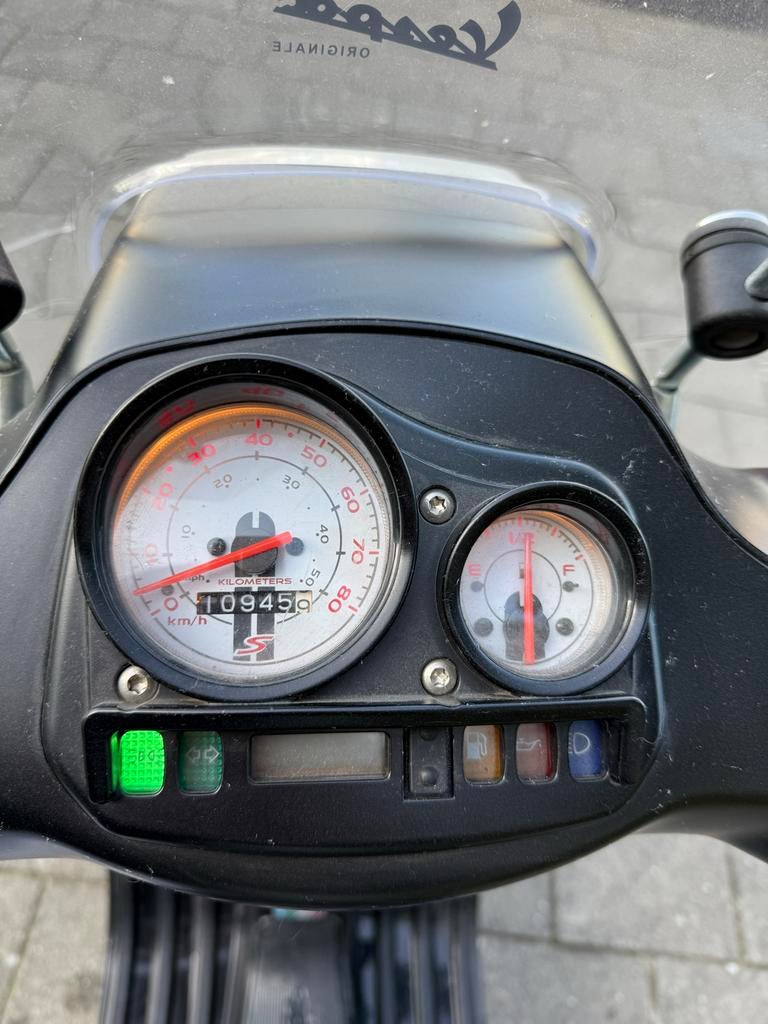 Vespa S matzwart snorscooter, Fietsen en Brommers, Snorfietsen en Snorscooters, Ophalen, Gebruikt, Benzine, Vespa