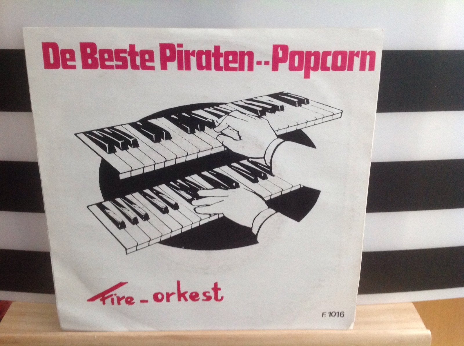 De Beste Piraten - Popcorn Het fireorkest single, Cd's en Dvd's, Vinyl Singles, Overige genres, 7 inch, Ophalen of Verzenden, Zo goed als nieuw