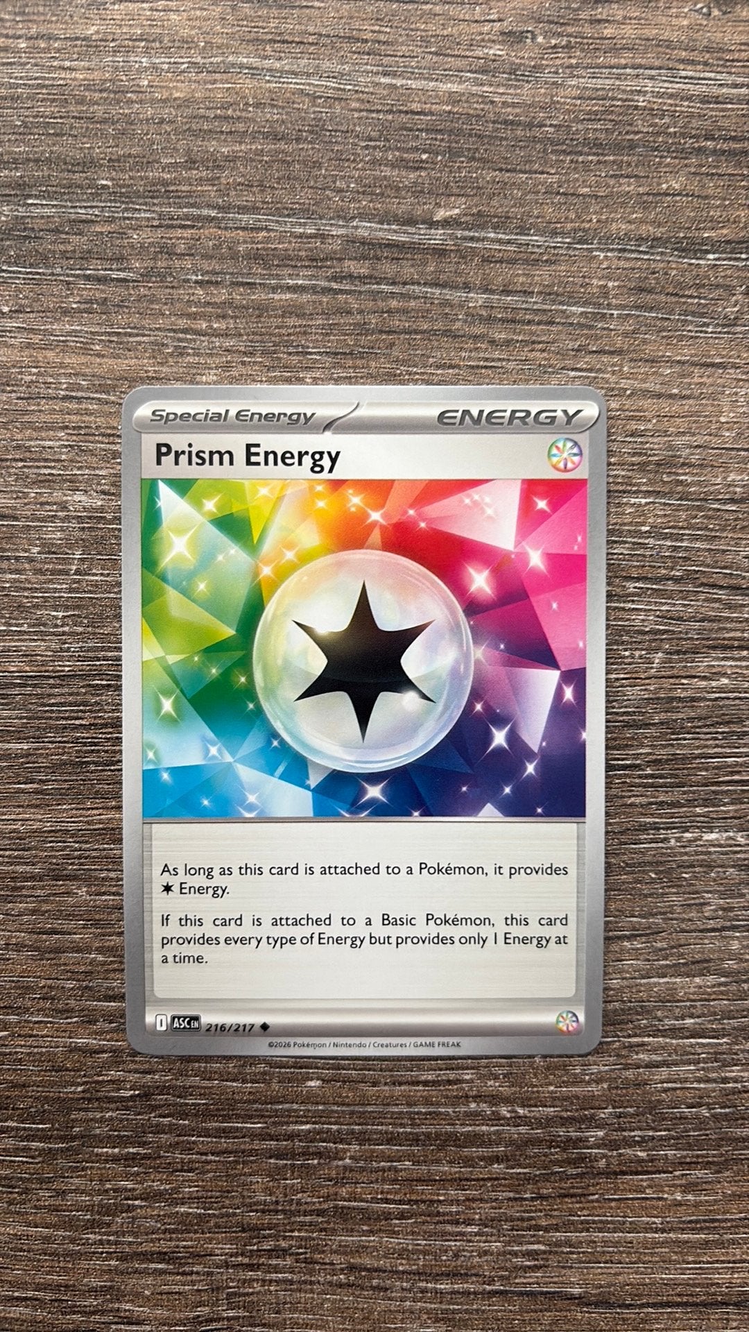 ASC Prism Energy 216/217, Hobby en Vrije tijd, Verzamelkaartspellen | Pokémon, Ophalen of Verzenden, Zo goed als nieuw