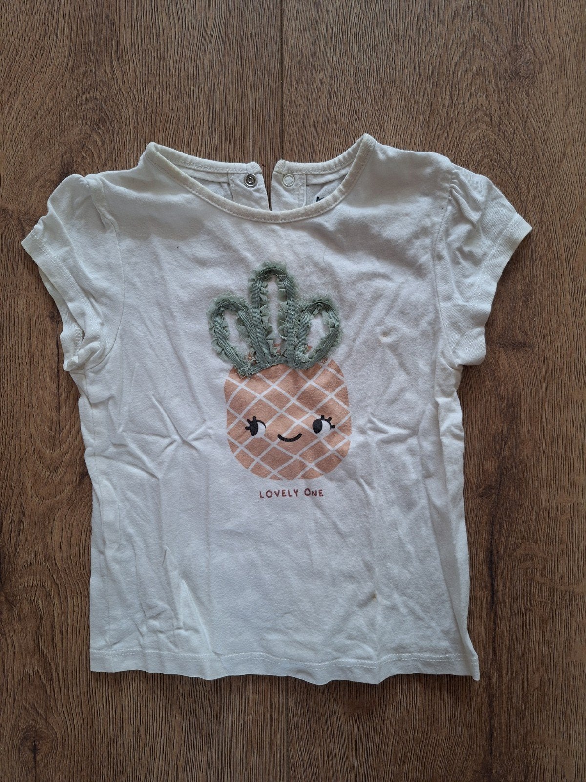 Schattig ananas shirtje voor meisje (maat 2 jaar), Ophalen of Verzenden, Gebruikt, Meisje, Shirtje of Longsleeve