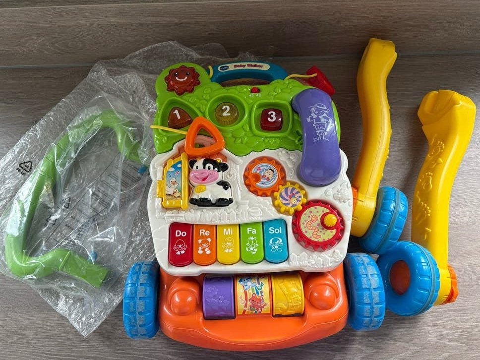 VTech Babywalker - Leer Stappen met Plezier!, Kinderen en Baby's, Speelgoed | Babyspeelgoed, Ophalen of Verzenden, Gebruikt, Overige typen
