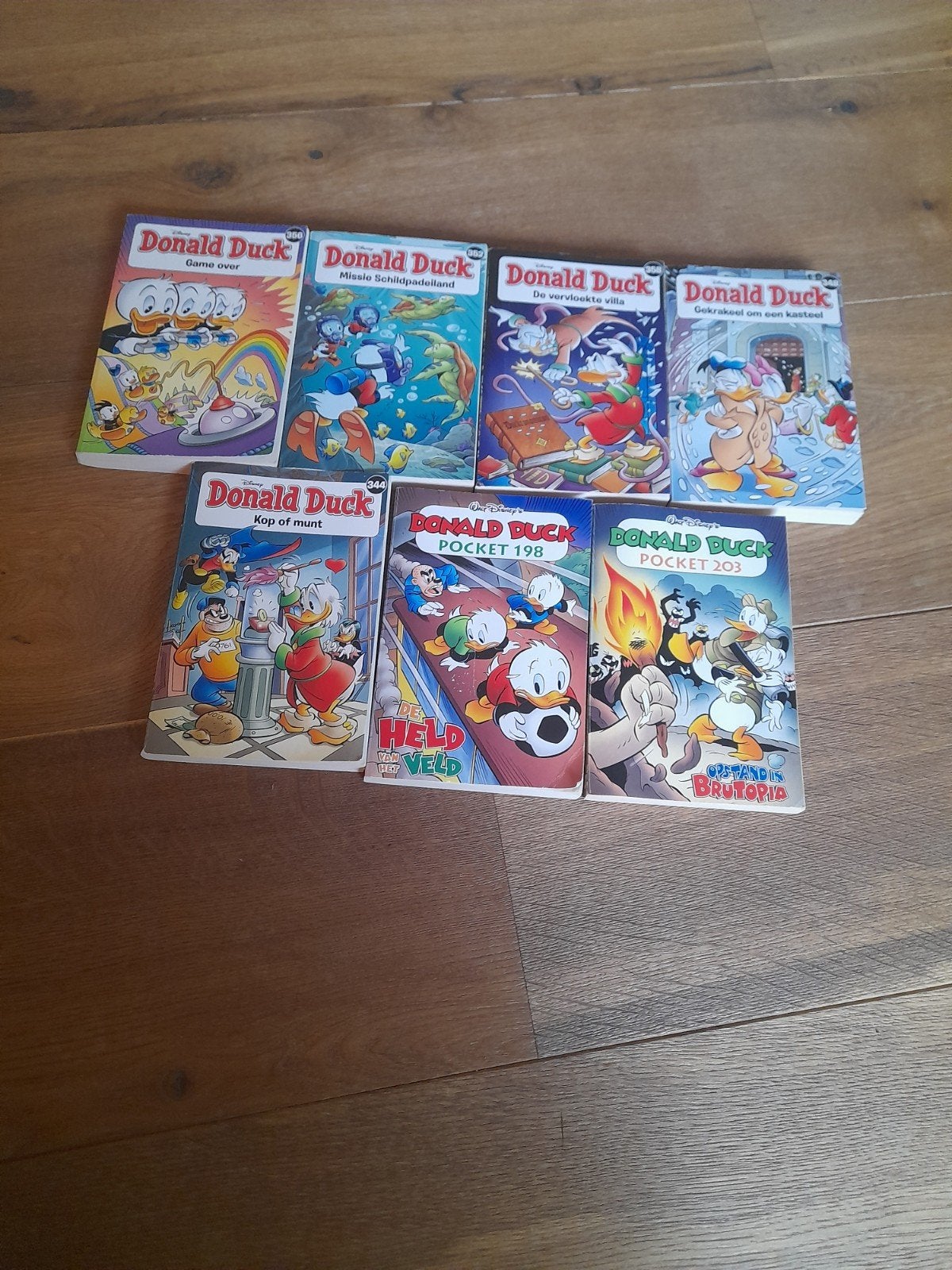7 Donald Duck pockets, Meerdere comics, Ophalen of Verzenden, Gelezen, Europa