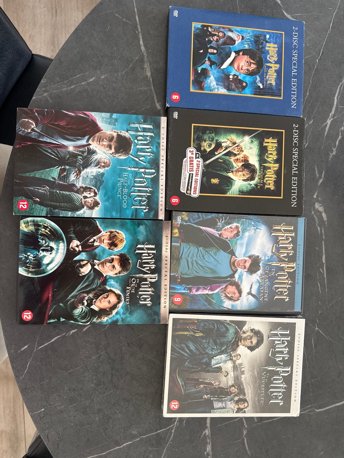 Harry Potter DVD Box 1 t/m 6 - Special Editions, Nederlands, Ophalen of Verzenden, Vanaf 6 jaar, Gebruikt