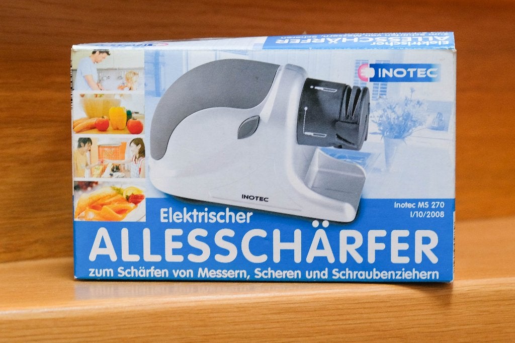 Elektrische Messenslijper -  Inotec, Huis en Inrichting, Keuken | Keukenbenodigdheden, Nieuw, Overige typen, Overige merken, Kunststof
