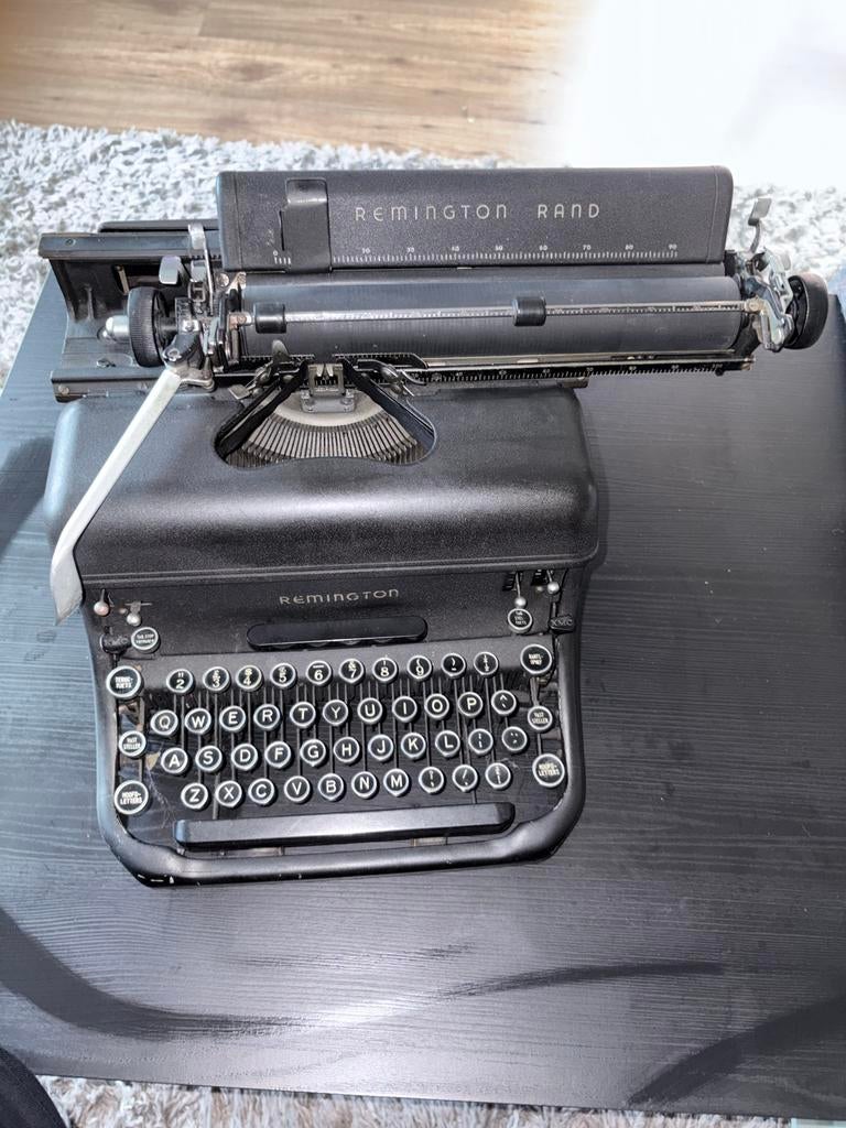 Vintage Remington Rand typemachine jaren 30/40, Diversen, Typemachines, Ophalen of Verzenden, Gebruikt