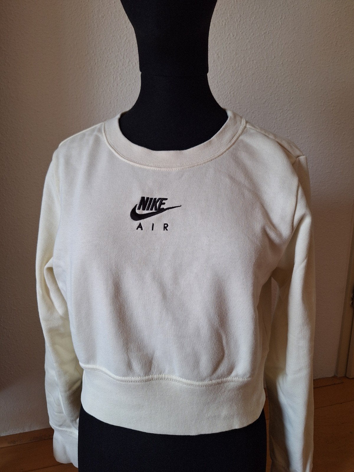 Nike Air trui maat S - geborduurd logo, Wit, Nike, Ophalen of Verzenden, Zo goed als nieuw