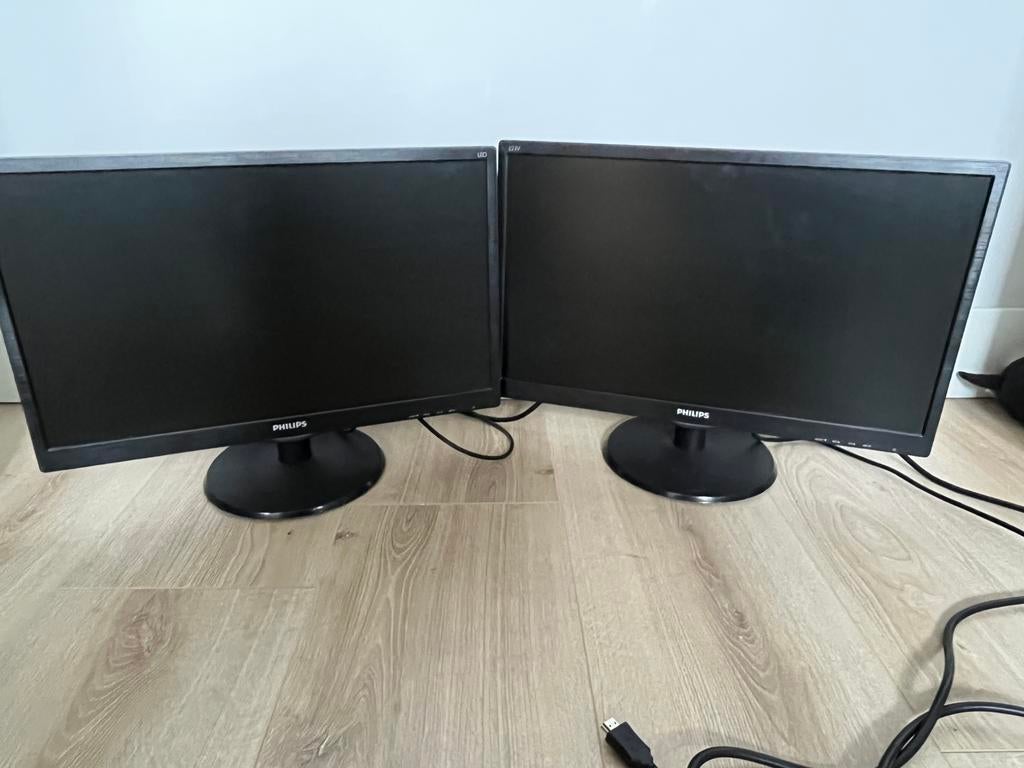 Philips beeldschermen 22 inch, Full HD, Ophalen of Verzenden, Zo goed als nieuw, LED
