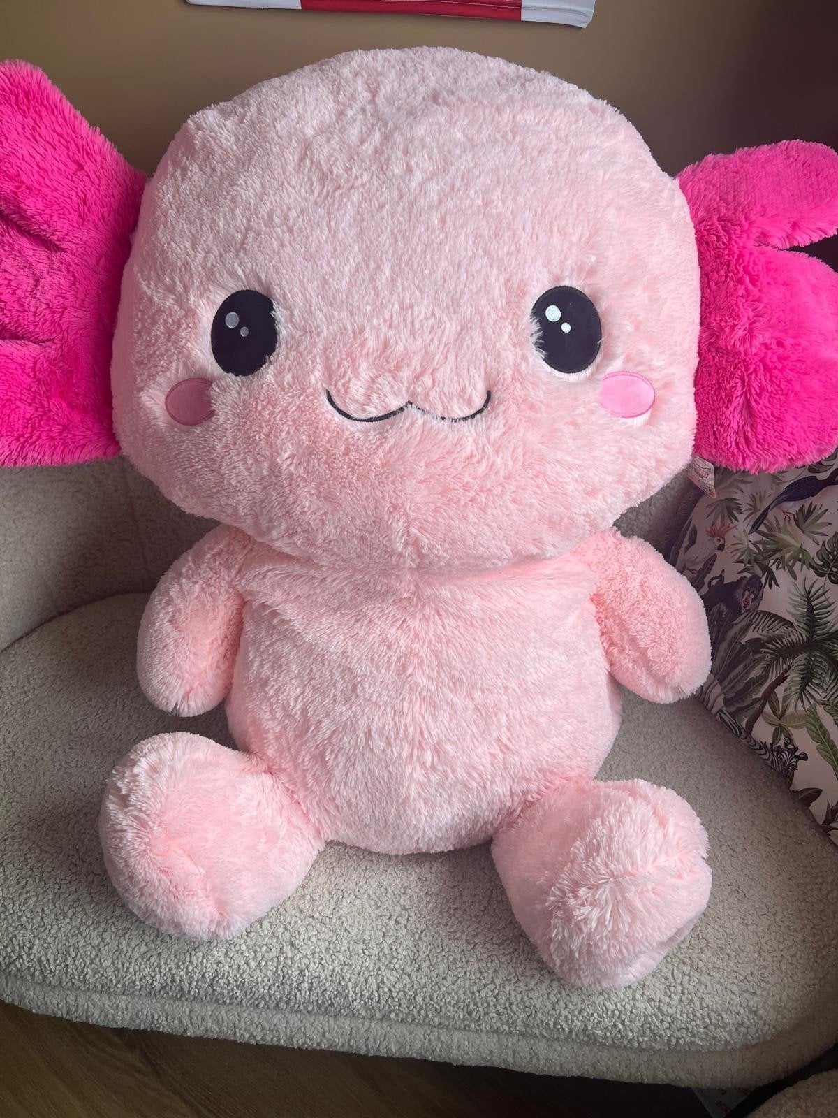 Grote Roze Axolotl Knuffel - Kawaii Kuties, Ophalen, Overige merken, Overige karakters, Overige typen
