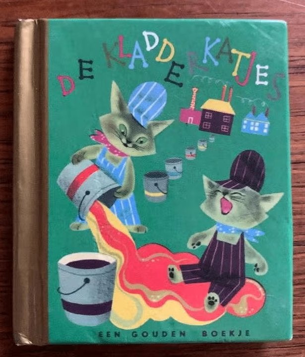 De kladderkatjes; mini gouden boekje, Boeken, Fictie algemeen, Jongen of Meisje, Zo goed als nieuw, Gouden boekje