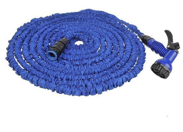 Uitreikbare Waterslang met Multifunctionele Spuitpistool 15m, Tuin en Terras, Tuinslangen, Ophalen of Verzenden, Nieuw, Tuinslang