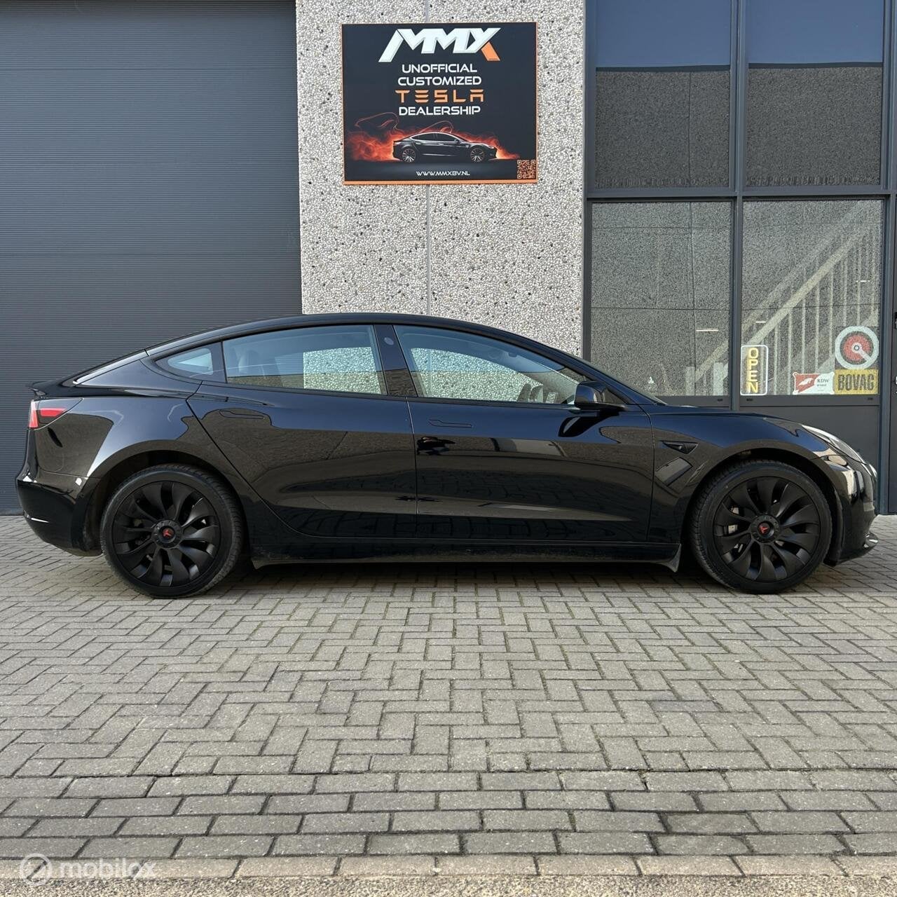 Tesla Model 3 Long Range AWD + MMX PACK, Auto's, Tesla, Automaat, Stoelverwarming, Gebruikt, Zwart