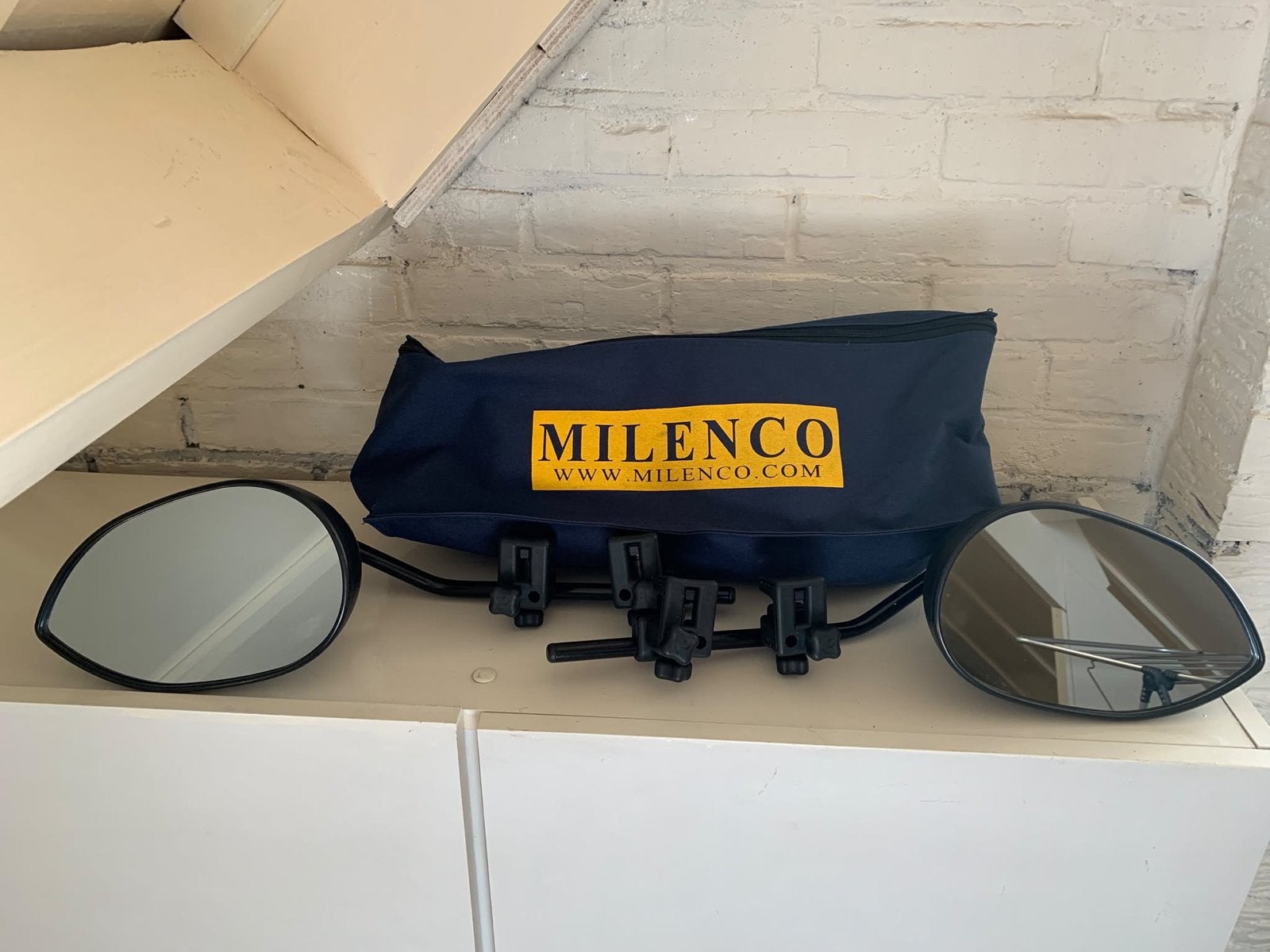 Milenco caravanspiegels - Zo goed als nieuw, Ophalen of Verzenden, Zo goed als nieuw