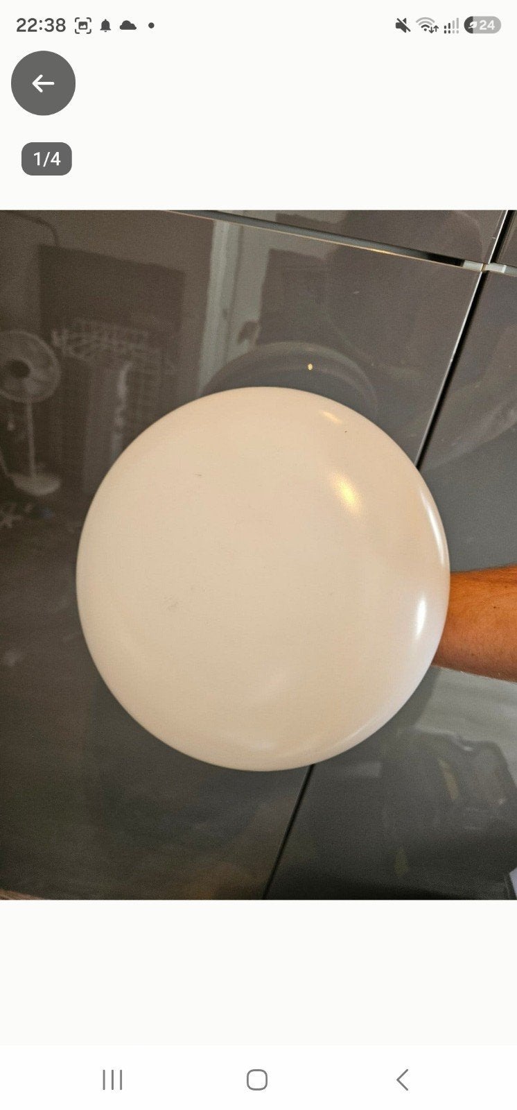 philips lamp op sensor 26 cm, Huis en Inrichting, Lampen | Plafondlampen, Ophalen of Verzenden, Zo goed als nieuw