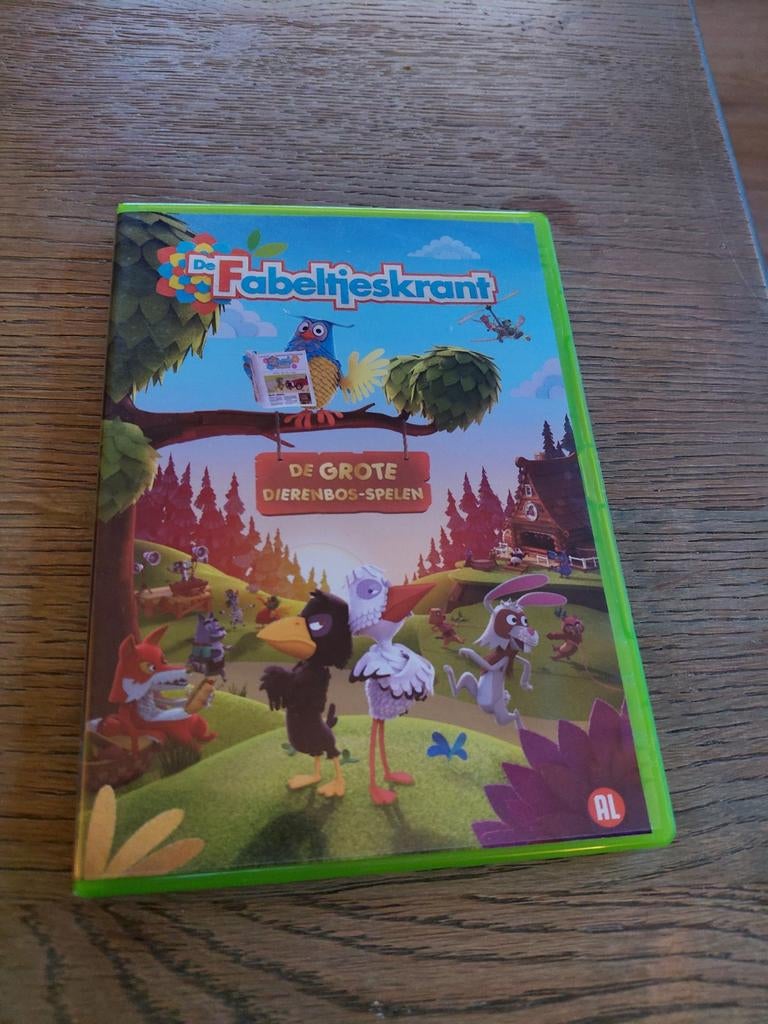 De Fabeltjeskrant - De Grote Dierenbos Spelen dvd., Alle leeftijden, Poppen, Ophalen of Verzenden, Zo goed als nieuw