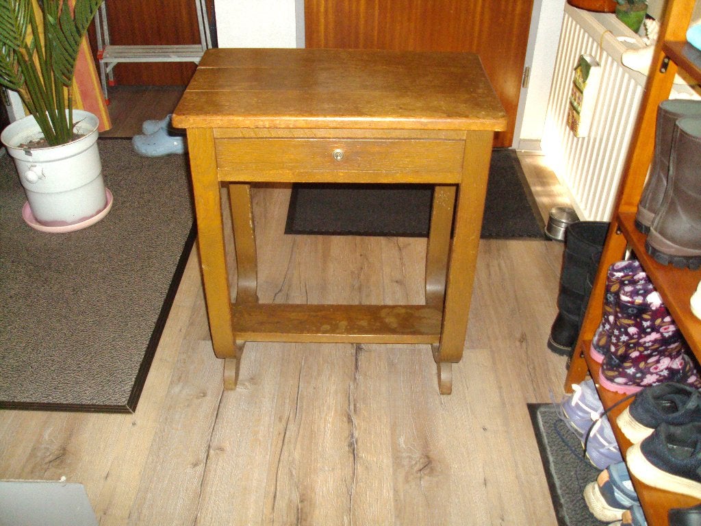 tafel, Ophalen, Gebruikt, 50 tot 100 cm, Eikenhout