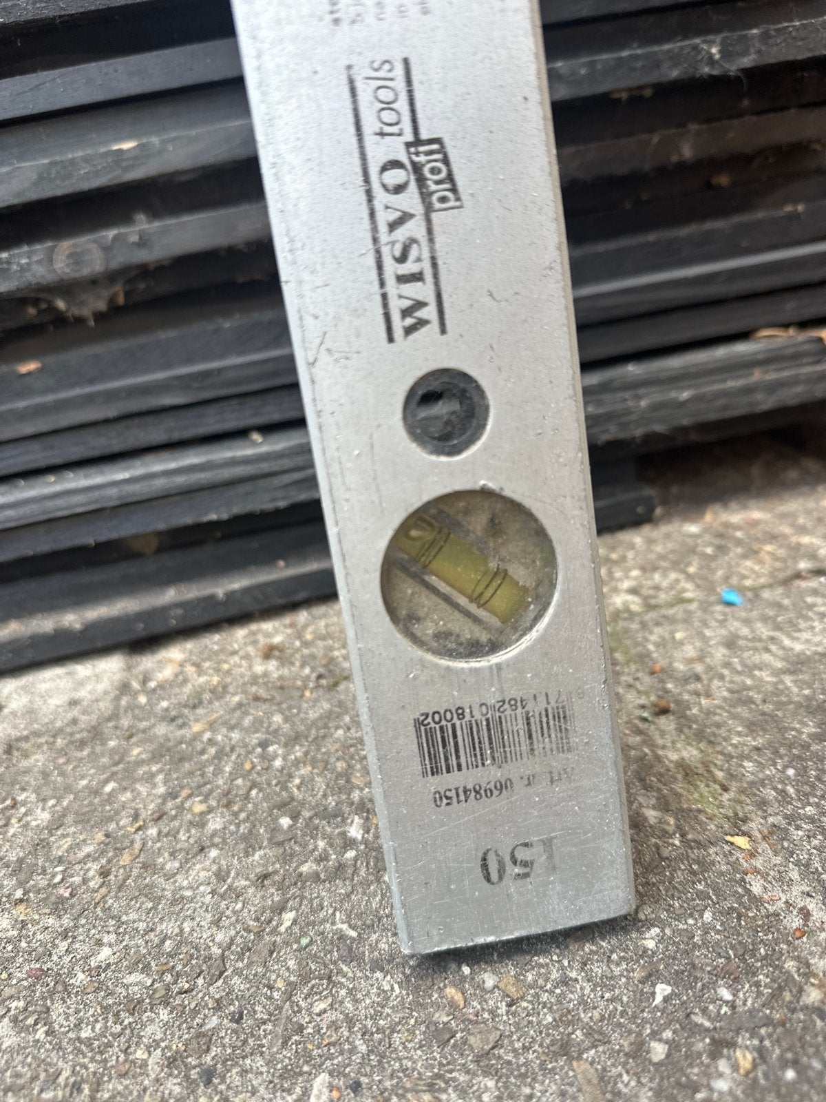 WISVO Tools Profi Waterpas - 150 cm, Ophalen, Gebruikt, Waterpas, Overige merken