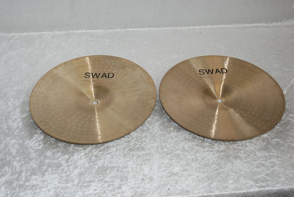 Swad Hihat bekkens 1077/1143gr 14 inch  <25250912>, Gebruikt, ., Drums of Percussie, Ophalen of Verzenden