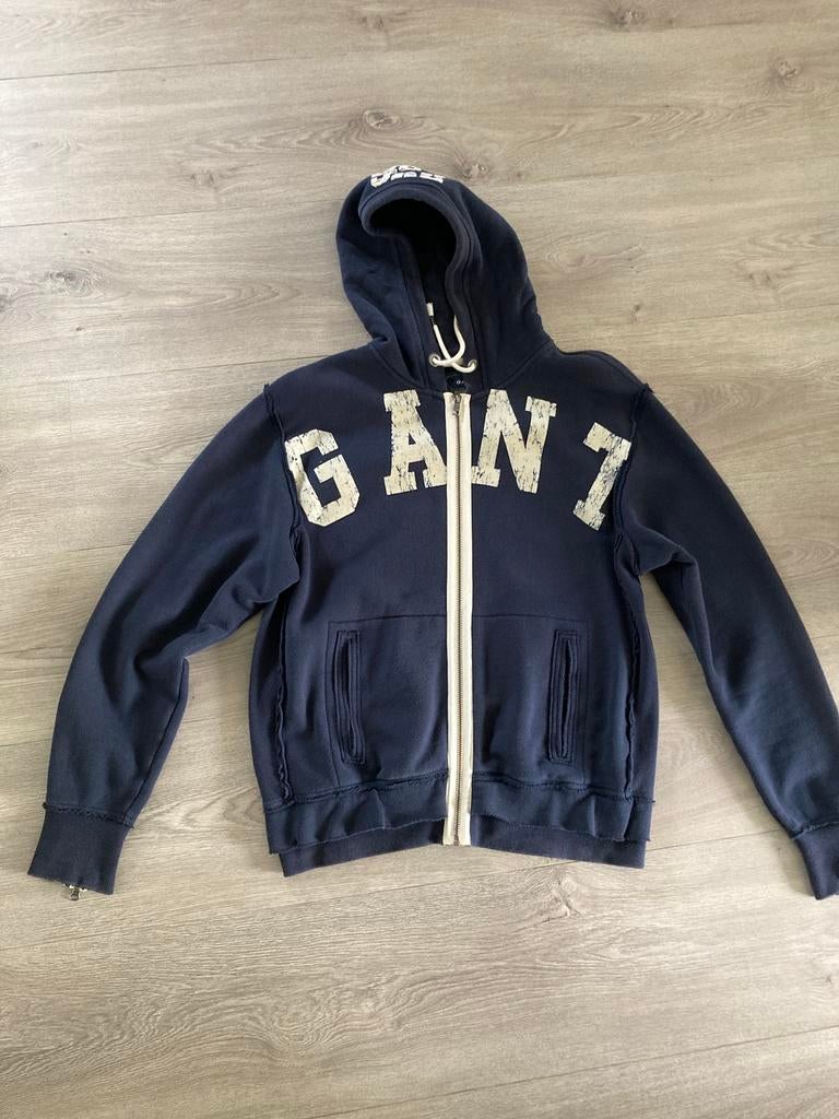 Gant vest donkerblauw maat XL, Ophalen of Verzenden, Zo goed als nieuw, Maat 56/58 (XL), Blauw