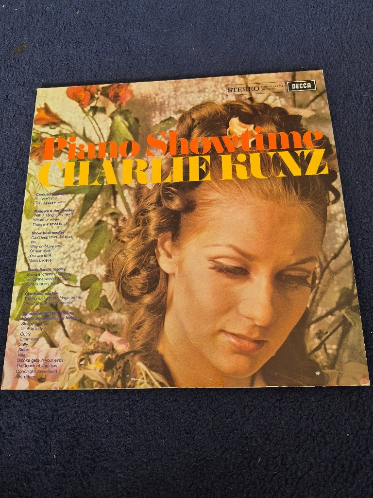 OPHALEN: LP Charlie Kunz Piano Showtime EX/EX, Ophalen, LP