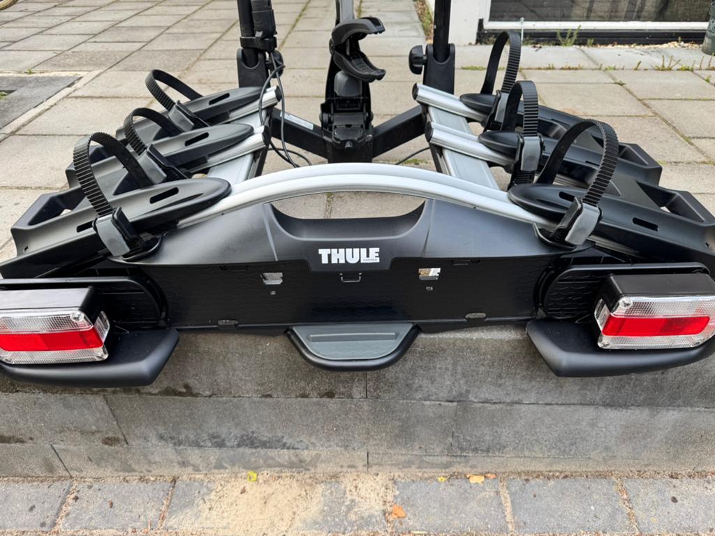 Thule Velocompact 927 3 fietsen fietsendrager, Ophalen, 3 fietsen of meer, Zo goed als nieuw, Trekhaakdrager