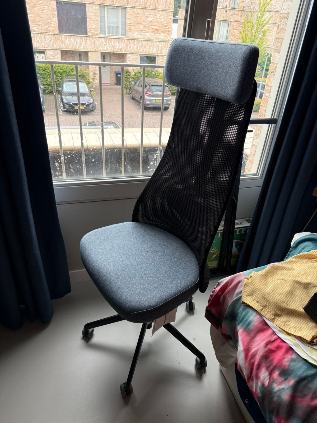 JÄRVFJÄLLET Bureaustoel ikea, Huis en Inrichting, Bureaustoelen, Ophalen, Zo goed als nieuw, Zwart