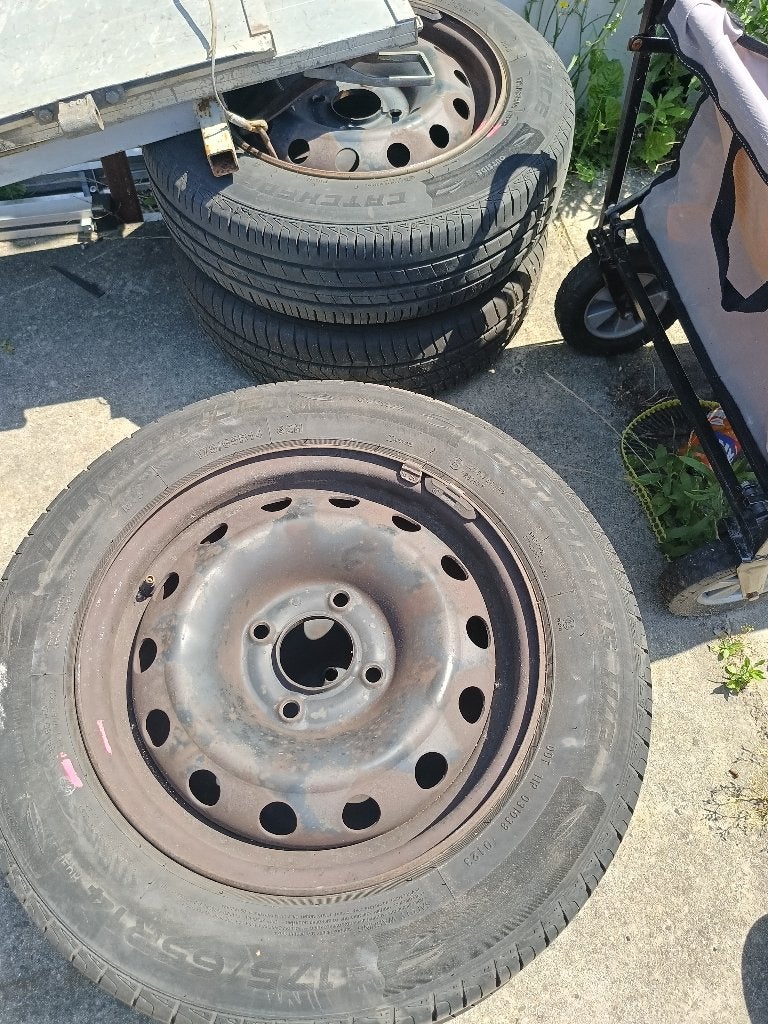 Wielen met banden 175/65-14, Auto-onderdelen, Ophalen, Gebruikt, Peugeot