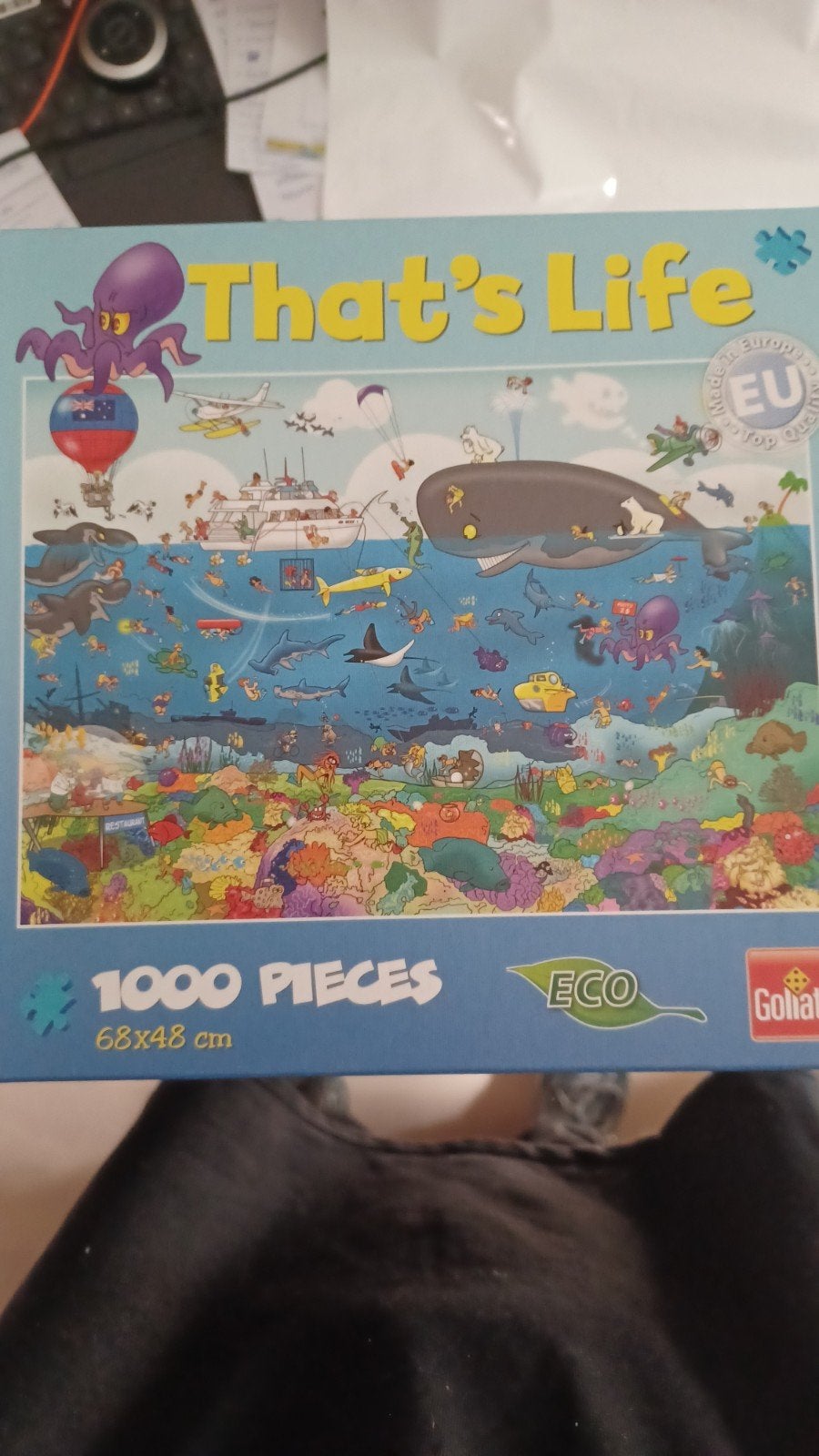 Puzzel That's life onder water 71344, Ophalen of Verzenden, 500 t/m 1500 stukjes, Zo goed als nieuw, Legpuzzel