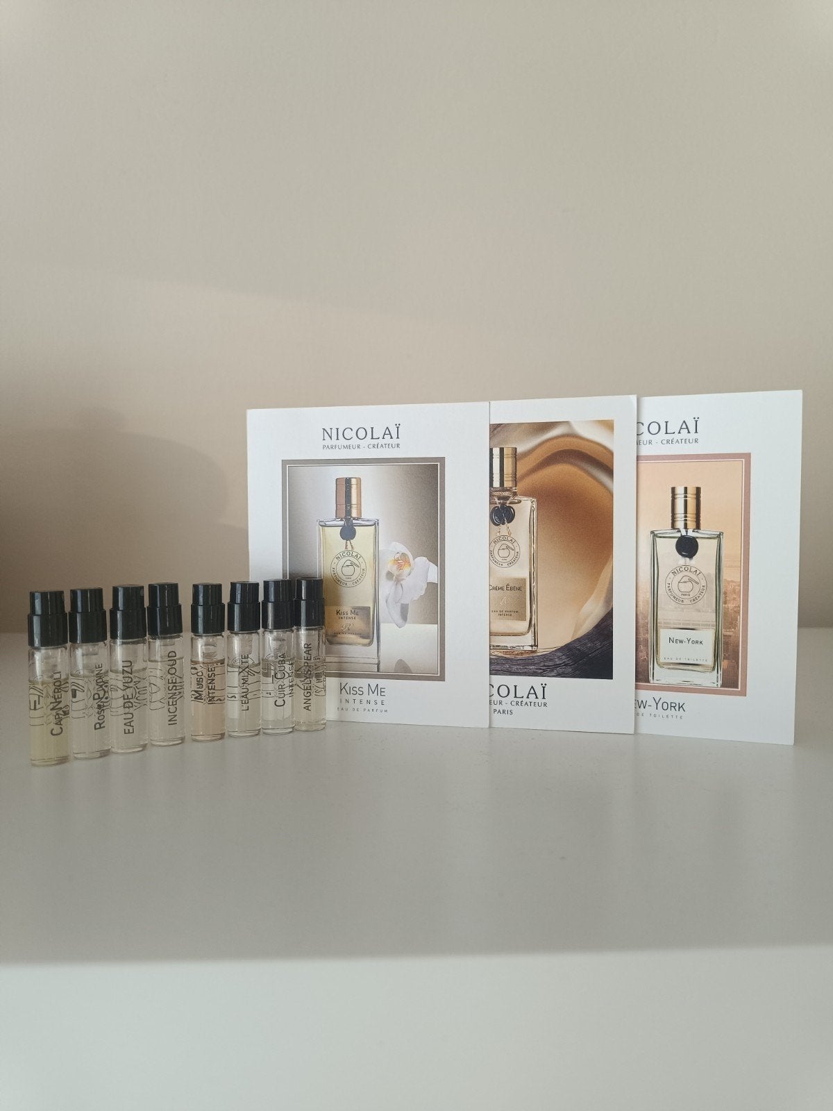 Nicolai Parfum Samples - 11 stuks, Ophalen of Verzenden
