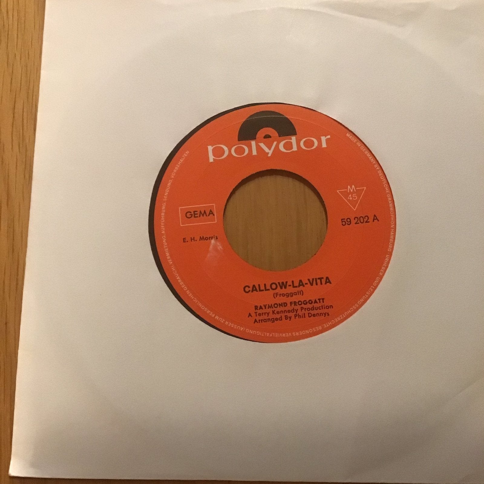 Raymond Froggat - Callow-la-vita, Ophalen of Verzenden, Gebruikt