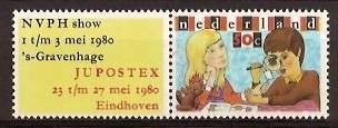 Nederland NVPH nr 1201 postfris Jeugdfilatelie 1980, Ophalen of Verzenden, Na 1940, Postfris