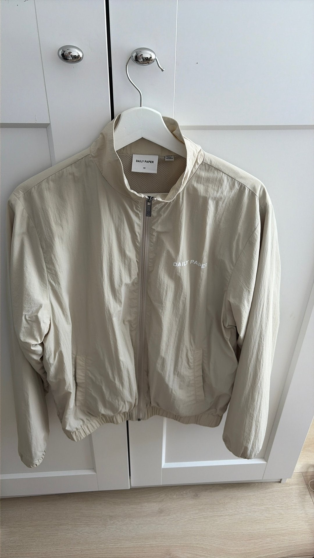 Daily Paper vest | Moonstruck Beige, Kleding | Heren, Jassen | Zomer, Ophalen of Verzenden, Zo goed als nieuw, Maat 46 (S) of kleiner