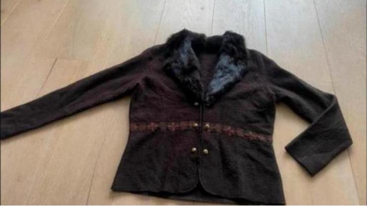 Taifun vest wol M nieuwstaat, Ophalen of Verzenden, Zo goed als nieuw, Maat 38/40 (M), Bruin